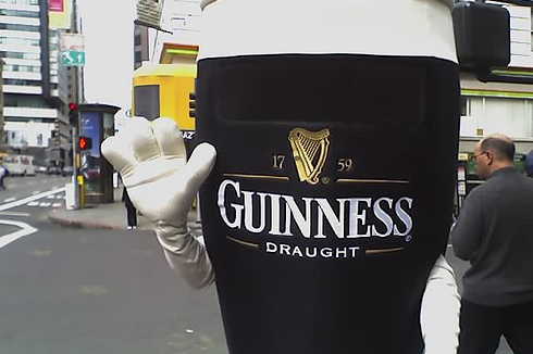 Guiness-Werbefigur